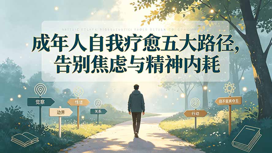 (19516期)付费文章:成年人自我疗愈五大路径,告别焦虑与精神内耗网创吧-网创项目资源站-副业项目-创业项目-搞钱项目网创吧