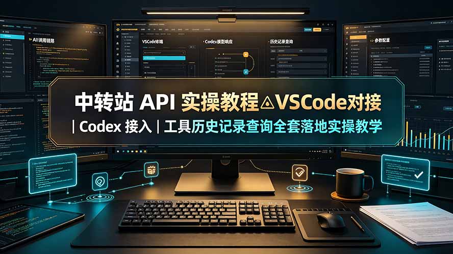 （19520期）中转站 API 实操教程△VSCode 对接｜Codex 接入｜工具历史记录查询全套落地实操教学网创吧-网创项目资源站-副业项目-创业项目-搞钱项目网创吧