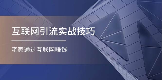 互联网引流实操技巧(适合微商，吸引宝妈)，宅家通过互联网赚钱（17节）网创吧-网创项目资源站-副业项目-创业项目-搞钱项目网创吧
