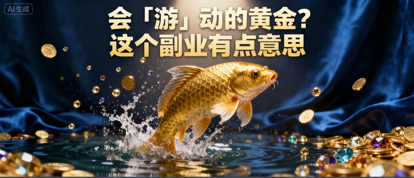 单号月销1.5W+！AI“凭空造鱼”带货新玩法，小白3分钟出一个爆款视频网创吧-网创项目资源站-副业项目-创业项目-搞钱项目网创吧