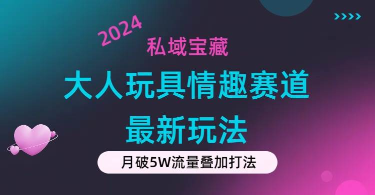 私域宝藏:大人玩具情趣赛道合规新玩法,零投入,私域超高流量成单率高网创吧-网创项目资源站-副业项目-创业项目-搞钱项目网创吧