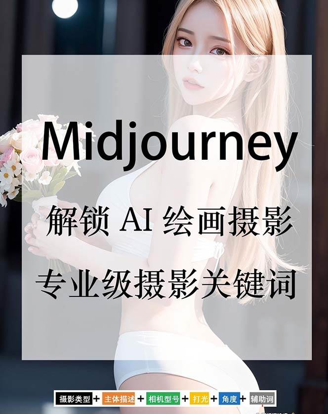Midjourney关键词-解锁AI绘画专业级人工智能摄影关键词表网创吧-网创项目资源站-副业项目-创业项目-搞钱项目网创吧