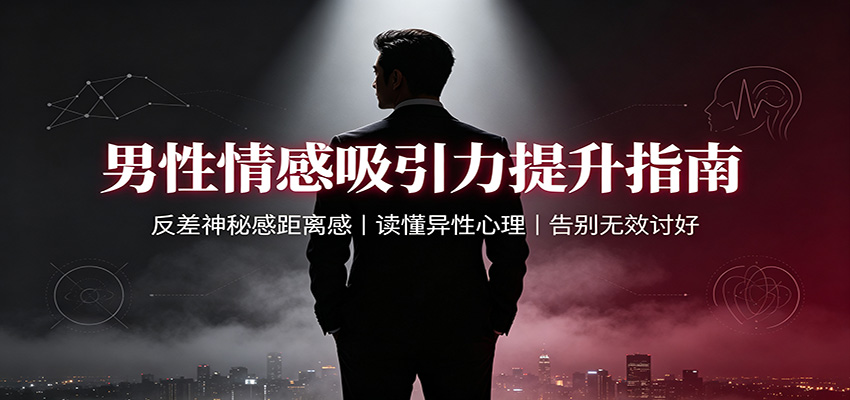 男性情感吸引力提升指南:反差神秘感距离感,读懂异性心理,告别无效讨好网创吧-网创项目资源站-副业项目-创业项目-搞钱项目网创吧