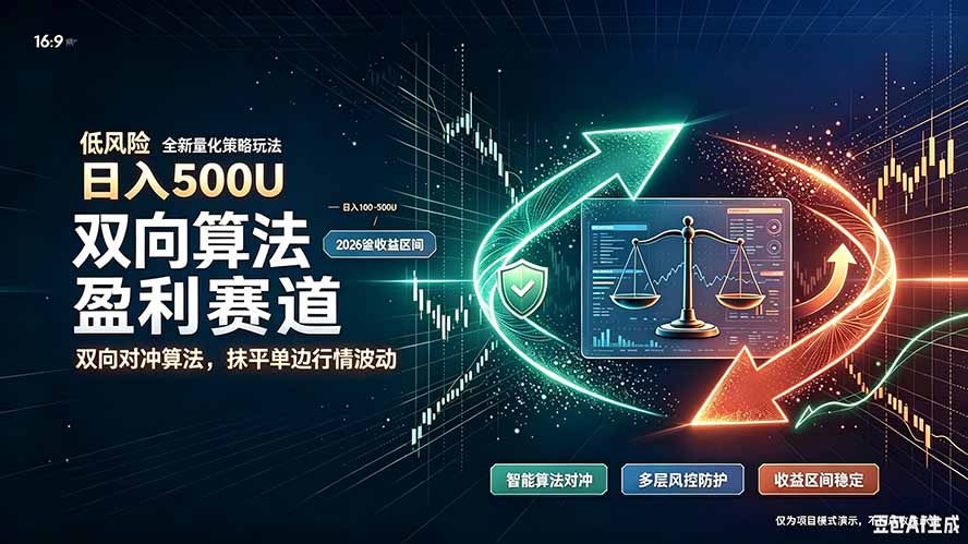 (20043期)算法对冲/EA量化,日入500刀,躺着赚钱!你把它当做“自动提款机”,它把你就爆了网创吧-网创项目资源站-副业项目-创业项目-搞钱项目网创吧