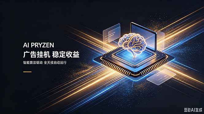 (19815期)AI Pryzen 广告挂机|24小时自动跑,日入300-500,新手零门槛网创吧-网创项目资源站-副业项目-创业项目-搞钱项目网创吧