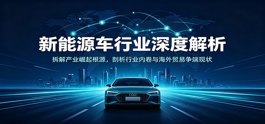 新能源车行业深度解析:拆解产业崛起根源,剖析行业内卷与海外贸易争端现状网创吧-网创项目资源站-副业项目-创业项目-搞钱项目网创吧