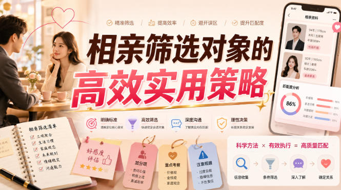 付费文章:相亲筛选对象的高效实用策略网创吧-网创项目资源站-副业项目-创业项目-搞钱项目网创吧