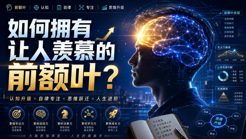 付费文:如何拥有让人羡慕的前额叶?网创吧-网创项目资源站-副业项目-创业项目-搞钱项目网创吧