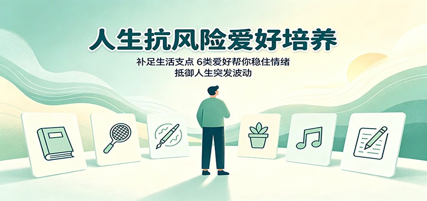 人生抗风险爱好培养:补足生活支点,6类爱好帮你稳住情绪,抵御人生突发波动网创吧-网创项目资源站-副业项目-创业项目-搞钱项目网创吧